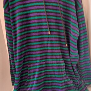 Catalina Men's Striped Sweater - Purple and Green